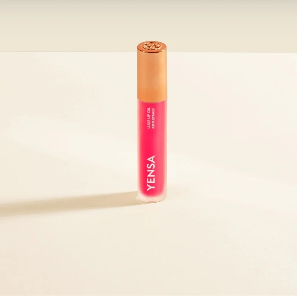Yensa Luxe Lip Oil: Pink Shine, .20oz (Full Size), NIB